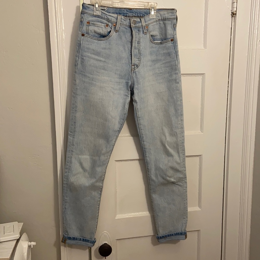 Levi’s 501s Light Wash Skinny Jeans